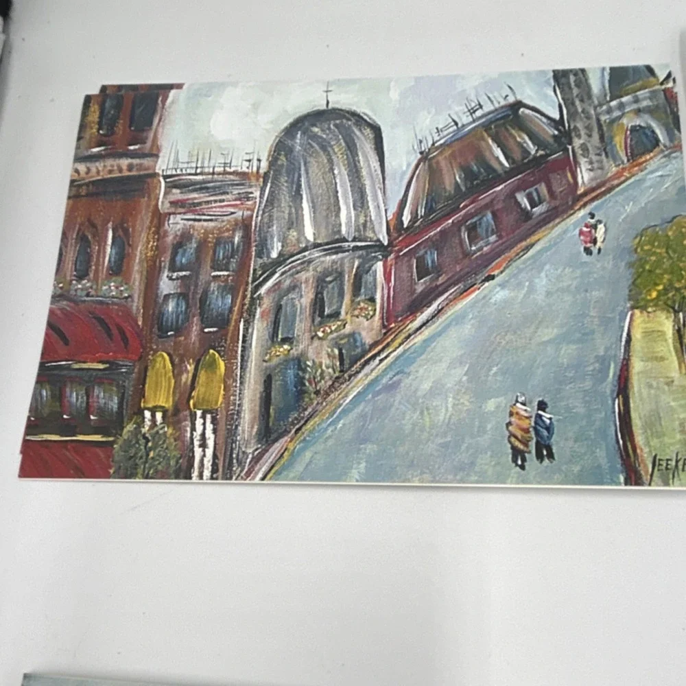 14 Note Cards with envelopes Paris Floral Travel note cards